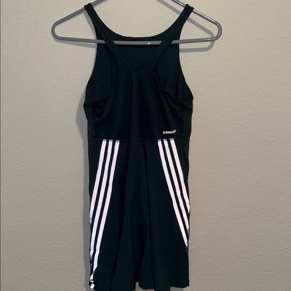Adidas Womens Run Icons 3-Stripes Summer Dress in ARTIC NIGHT - Picture 3 of 6